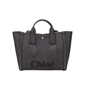 Chloe 2way Handbag black Navy Blue